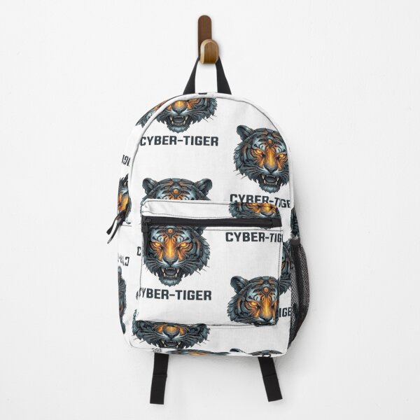 Item preview, Cyber Tiger Futuristic Cyberpunk Predator Art designed and sold by Shopyshivangi.