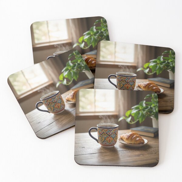 Item preview, A coffee and a croissant designed and sold by Marcu Ioachim.
