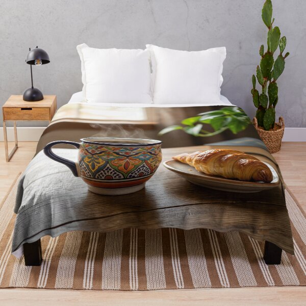 Item preview, A coffee and a croissant designed and sold by Marcu Ioachim.