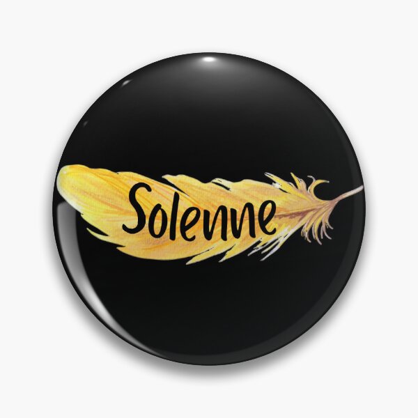 Aperçu de l'œuvre Logo Solenne Gold Feather créée et vendue par Solenne Music.