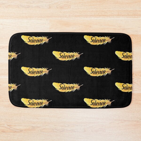 Aperçu de l'œuvre Logo Solenne Gold Feather créée et vendue par Solenne Music.