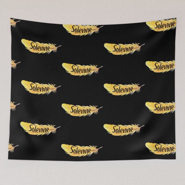 Item preview, Solenne Gold Feather Logo designed and sold by Solenne Music.