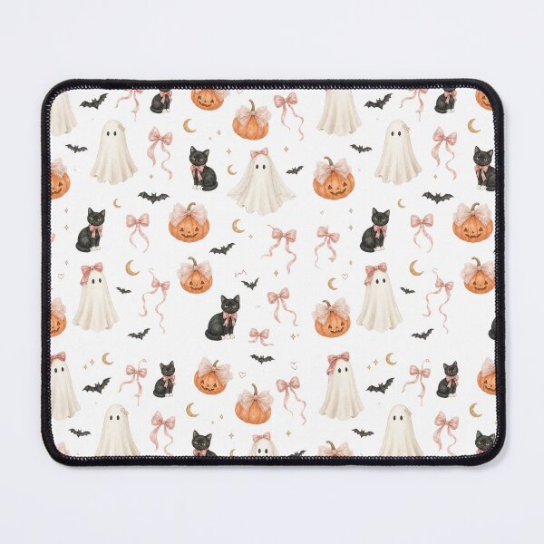 Item preview, Pastel Ghost Cat Pumpkin Halloween Pattern designed and sold by MOSIDRIP™.