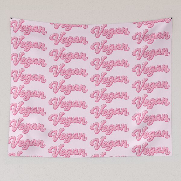 Item preview, Pink Vegan Text In Barbie font designed and sold by Danielle Official.