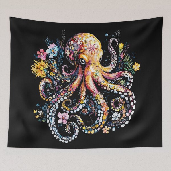 Item preview, Octopus Floral Ocean Lover Marine Life designed and sold by Moscettakkk.
