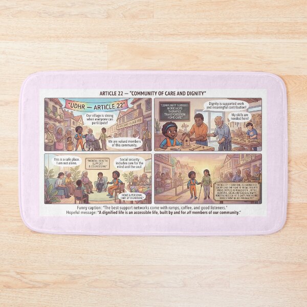 Item preview, Community support for dignity and participation designed and sold by Mianku | Für das Leben.