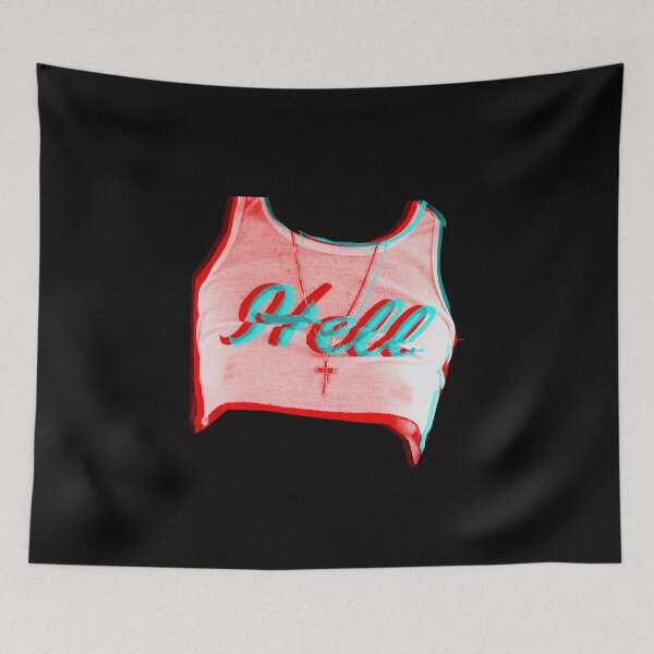 Item preview, Hell Crop Top In 3D designed and sold by weirdove.