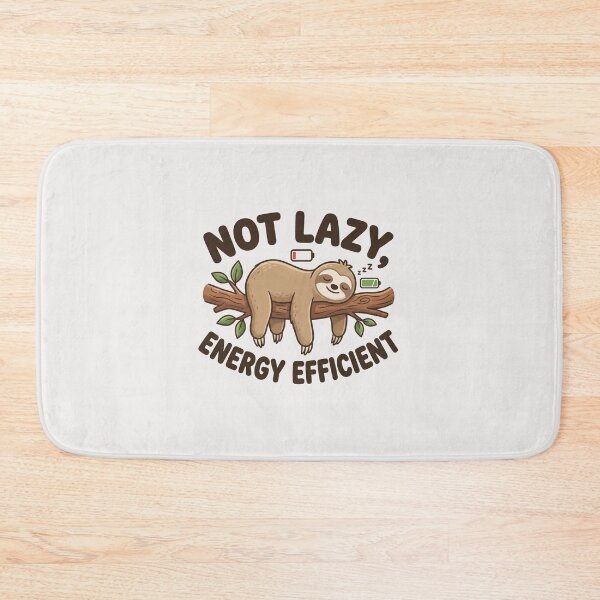 Item preview, Not lazy  energy efficient designed and sold by DigitalDreamStudio.