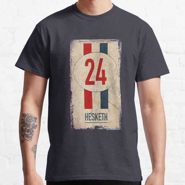 Hesketh Racing Iconic James Hunt Number Classic T-Shirt