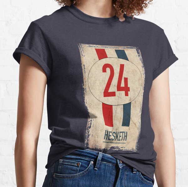Hesketh Racing Iconic James Hunt Number Classic T-Shirt