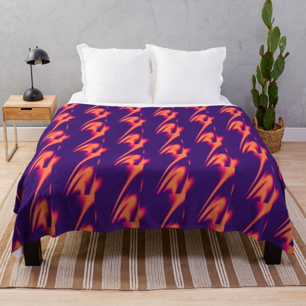 Item preview, Abstract Neon Blue and Orange Gradient Art designed and sold by khannamohan11.