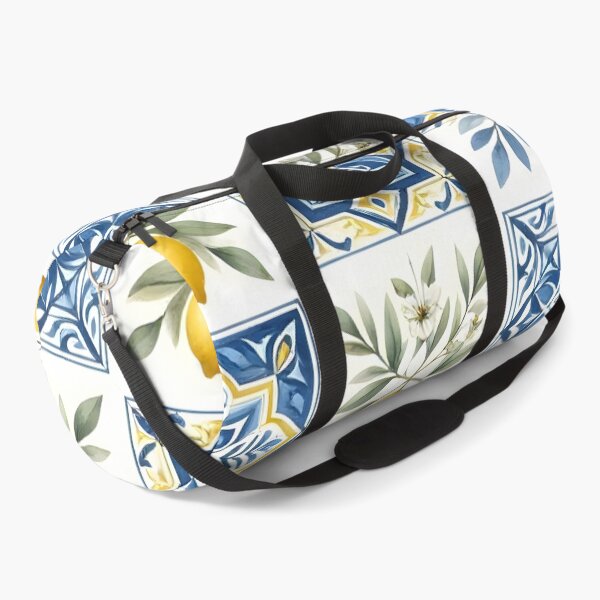 Item preview, Mediterranean Lemon Ceramic Tile Pattern designed and sold by Sybille-Yates.