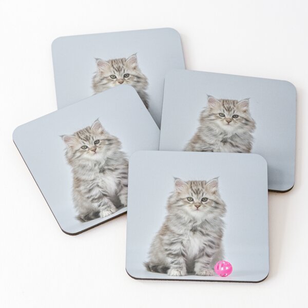 Item preview, Adorable Siberian Kitten Portrait designed and sold by StudioAluna.