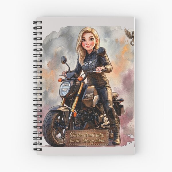Item preview, Biker Girl - Owner of My Route, Strong, Free, and Biker / Motorcycle Woman Watercolor designed and sold by EfectoCreativo.