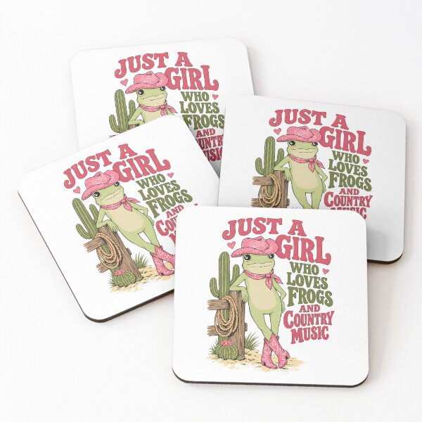Item preview,  Just a Girl Who Loves Frogs designed and sold by TeeARTHY.