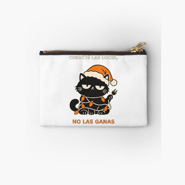 Item preview, Grumpy cat tangled up in Christmas lights without enthusiasm designed and sold by Honu2025.