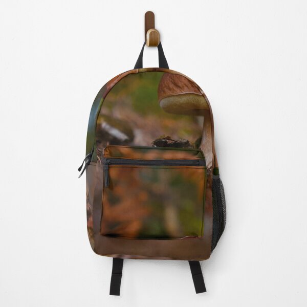 Item preview, Fresh Brown Cap Mushroom Growing on Forest Floor in Autumn designed and sold by Shemski.
