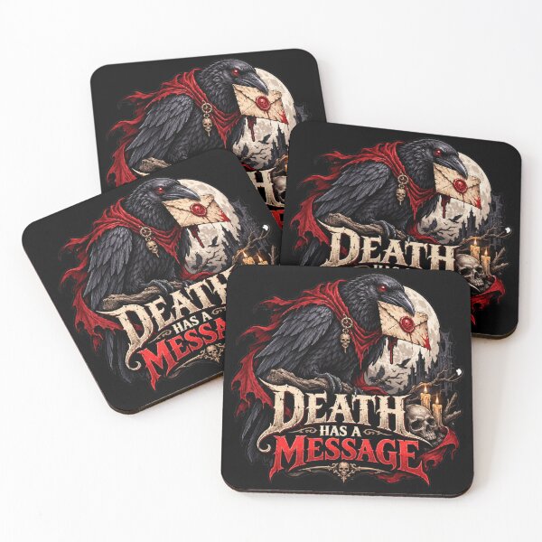 Item preview, Death Has A Message Dark Raven designed and sold by PixoNest.