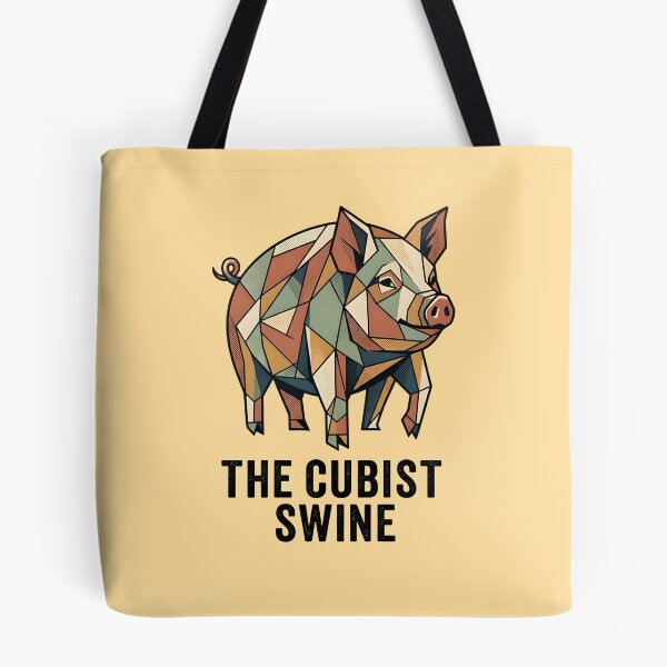 Item preview, Cubist swine - Funny pig in cubist style designed and sold by ParadoxParadox.