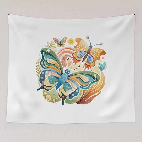 Item preview, Colorful Butterfly Botanical designed and sold by SantiagoJos.