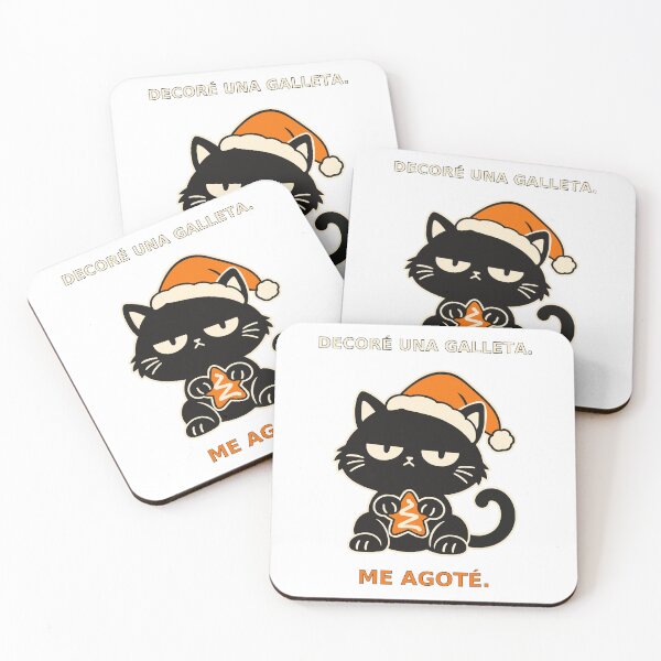 Item preview, Christmas cat exhausted after decorating just one cookie designed and sold by Honu2025.