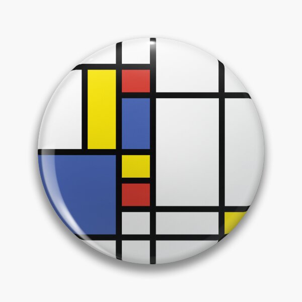 Item preview, Mondrian Styled Composition 01 designed and sold by DoomLoopDesigns.