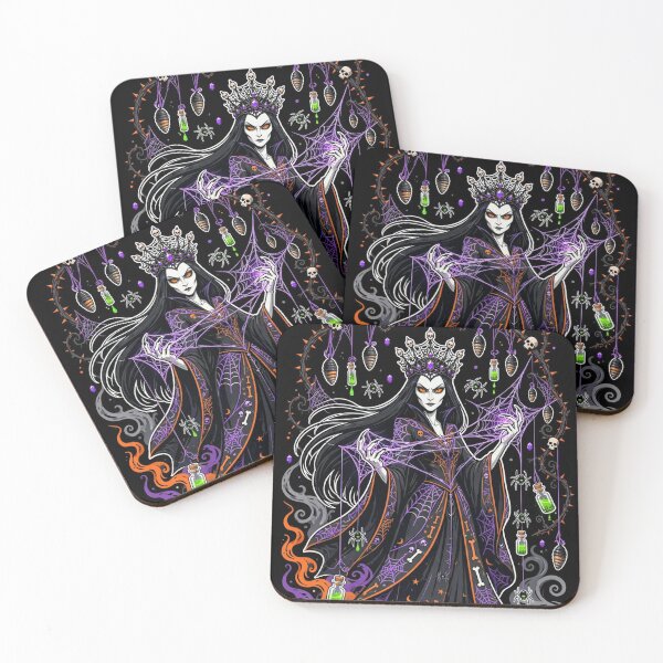 Item preview, The Spider Witch — Weaver of Cursed Destinies designed and sold by DibujandoPorfa.