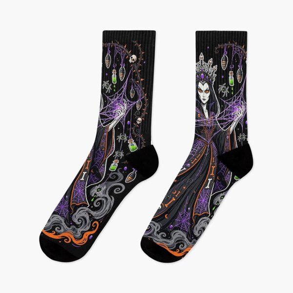 Item preview, The Spider Witch — Weaver of Cursed Destinies designed and sold by DibujandoPorfa.