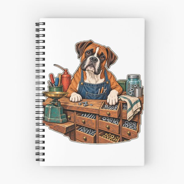 Item preview, Boxer Hardware-Store Helper designed and sold by PlanetPiperArt.