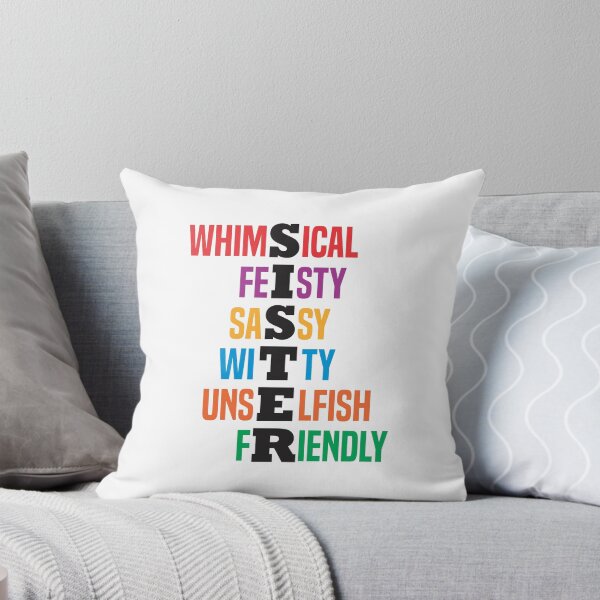 Item preview, Sister - Crossword Text Design for Out-going Sister designed and sold by Vector-Artist.