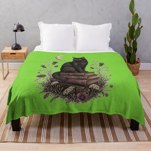 Item preview, Dark Academia Black Cat Books Botanical T-Shirt designed and sold by DesignsMjB.