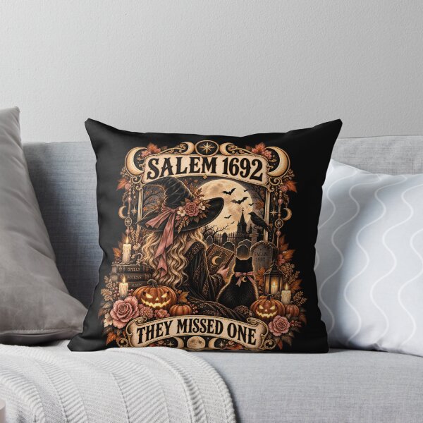 Item preview, Salem 1692 They Missed One – Gothic Witch Black Cat Halloween Design designed and sold by PosiMCreations.