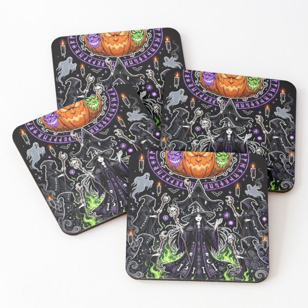 Item preview, The Pumpkin Coven — Ritual of the Harvest Moon designed and sold by DibujandoPorfa.