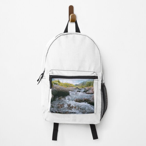Item preview, Flowing Mountain River Stream With Rocks designed and sold by Luxxe87.