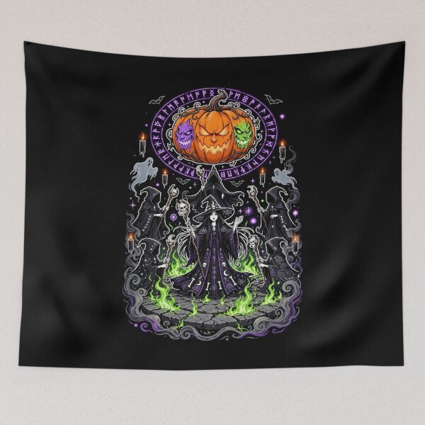 Item preview, The Pumpkin Coven — Ritual of the Harvest Moon designed and sold by DibujandoPorfa.