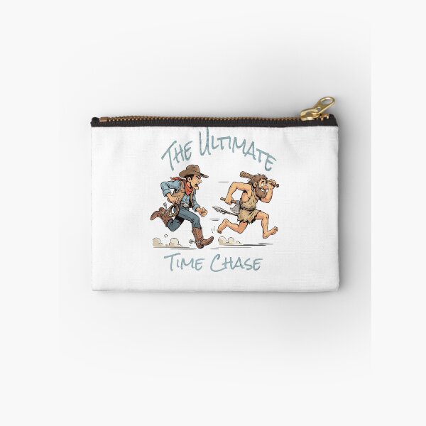 Item preview, The Ultimate Time Chase - Cowboy vs Caveman Retro Graphic T-Shirt designed and sold by Grxcreation.