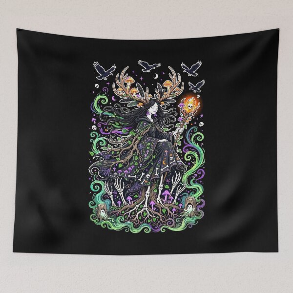 Item preview, The Forest Witch — Keeper of the Forgotten Woods designed and sold by DibujandoPorfa.