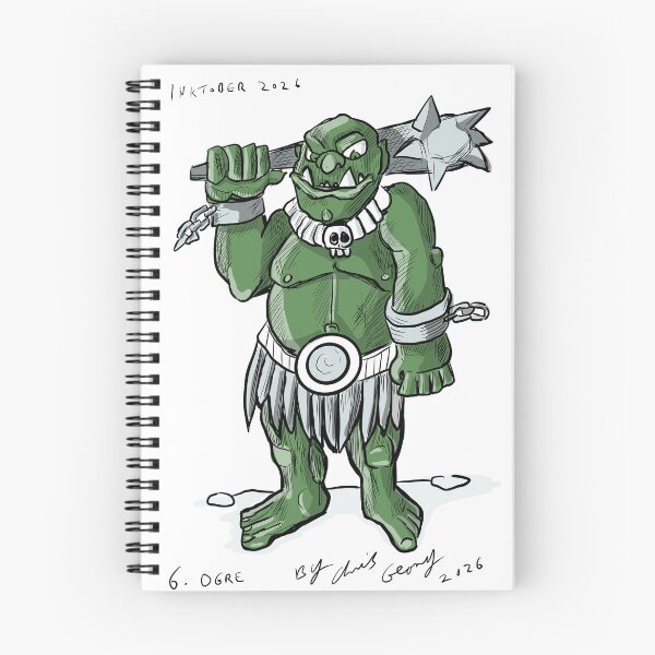 Item preview, Day 6 Ogre inktober designed and sold by Christopher Geary.