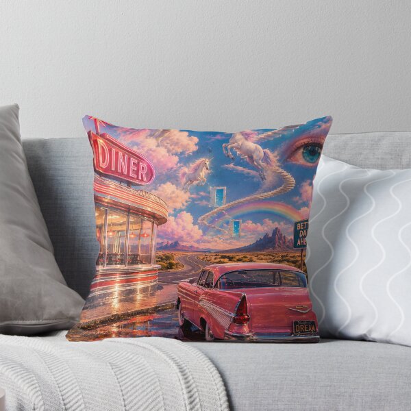 Item preview, Surreal Dreamcore Diner, Unicorns and Cosmic Doors designed and sold by BloomOfDesign.