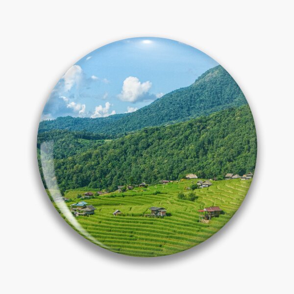 Item preview, Ban Pa Bong Piang — The Hidden Rice Terraces of Chiang Mai designed and sold by Jomsunshine.