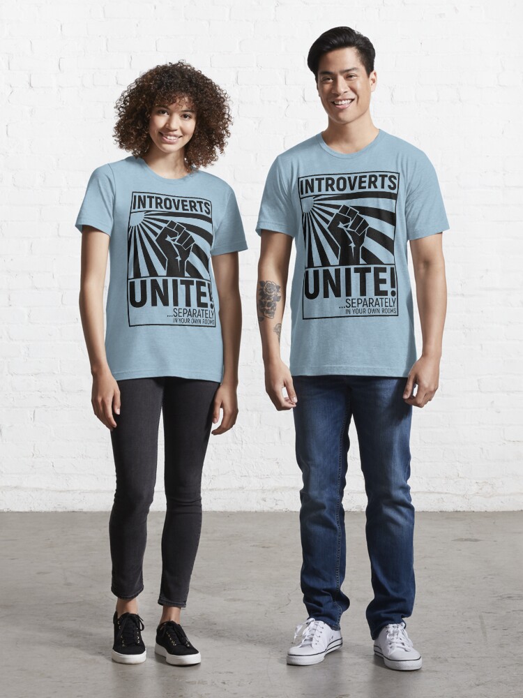 Thumbnail 1 von 7, Essential T-Shirt, Introverts unite! designt und verkauft von dynamitfrosch.