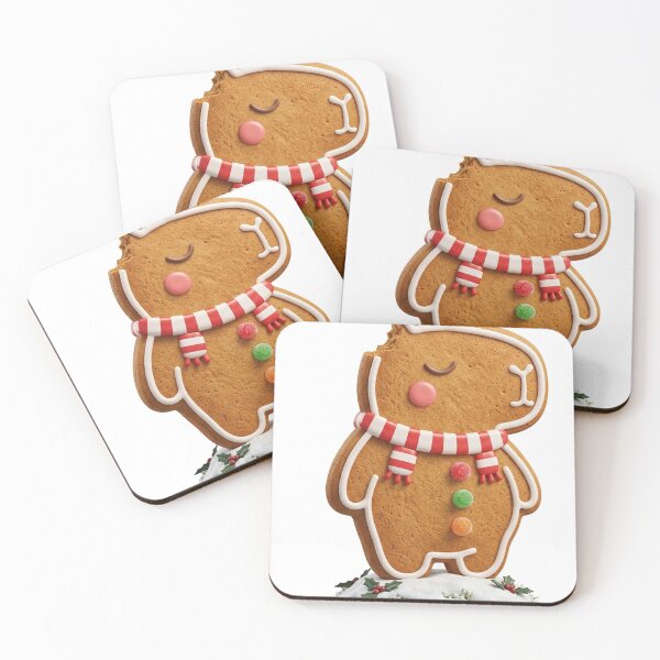 Item preview, Gingerbread Capybara Christmas Cookie designed and sold by Thanat Pattern Studio.