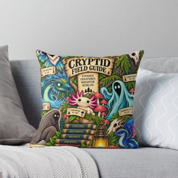 Item preview, Cryptid Field Guide – Fantasy Creatures, Mothman, Forest Spirits & Cryptozoology Art designed and sold by 3ichael 7ambert.