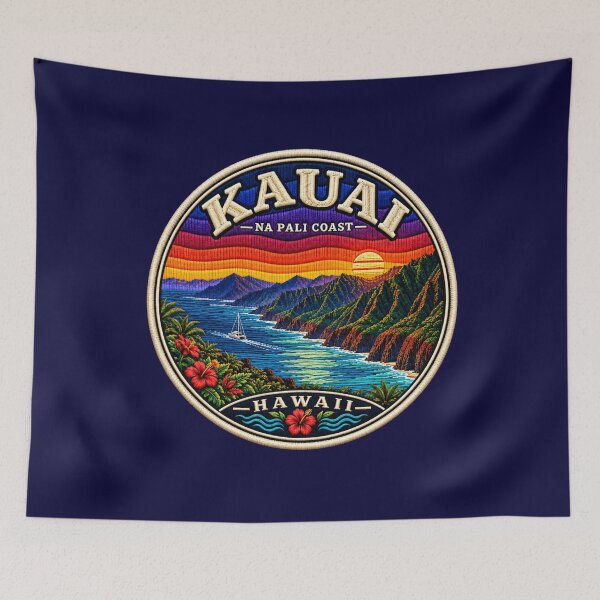 Item preview, Kauai Na Pali Coast Hawaii Sunset designed and sold by Swanny's Custom T-shirt and Gift Designs.