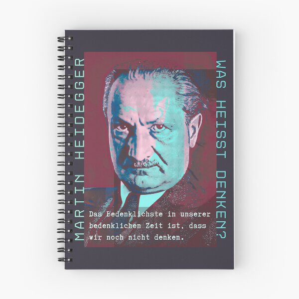 Item preview, Martin Heidegger quote: Das Bedenklichste in unserer bedenklichen Zeit ist, dass wir noch nicht denken. designed and sold by artbleed.