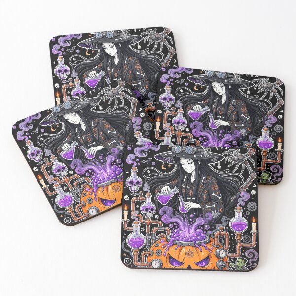 Item preview, Witchcraft Grand Prix — Broomsticks at Full Speed designed and sold by DibujandoPorfa.