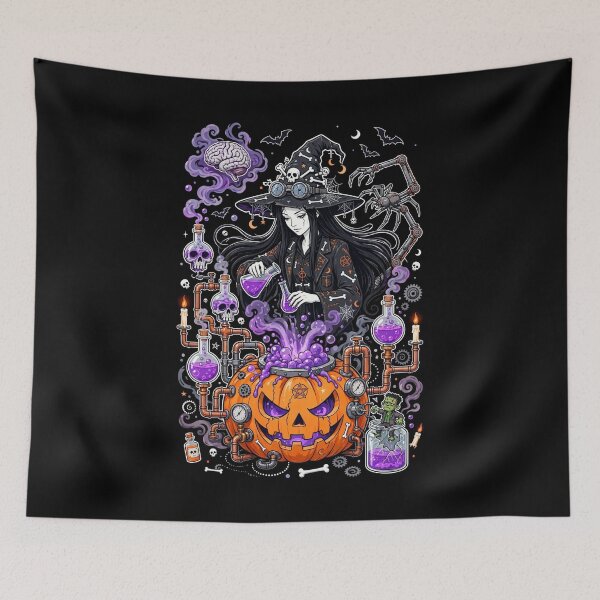 Item preview, Witchcraft Grand Prix — Broomsticks at Full Speed designed and sold by DibujandoPorfa.
