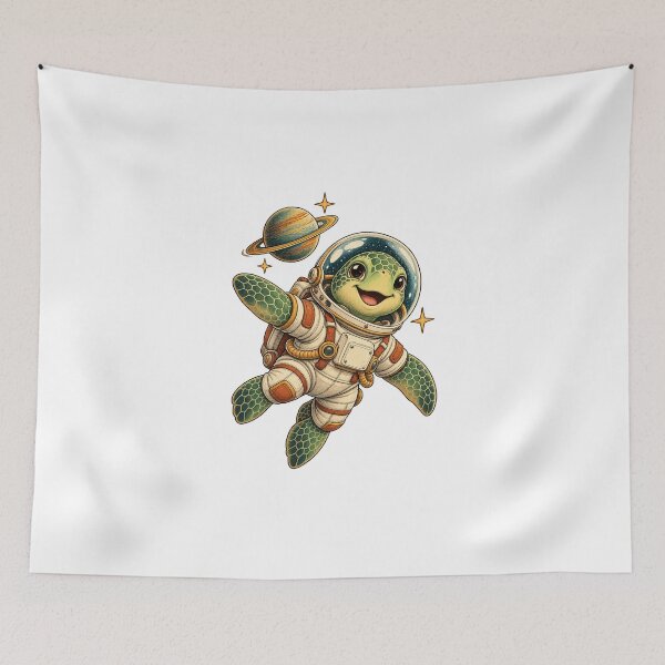 Item preview, Turtle Astronaut designed and sold by cybersilverhand.
