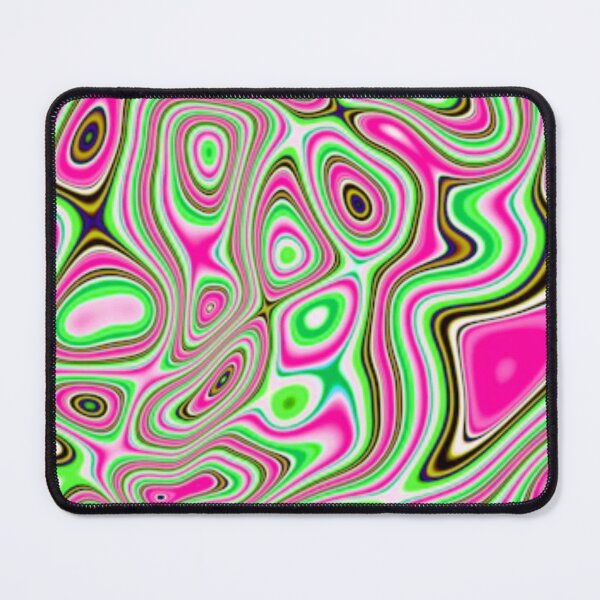 Item preview, Neon Liquid Maze Abstract Pattern designed and sold by Dew Drop Designs.