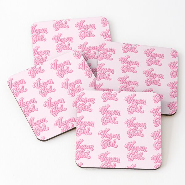 Item preview, Vegan Girl in Pink Barbie Font designed and sold by Danielle Official.